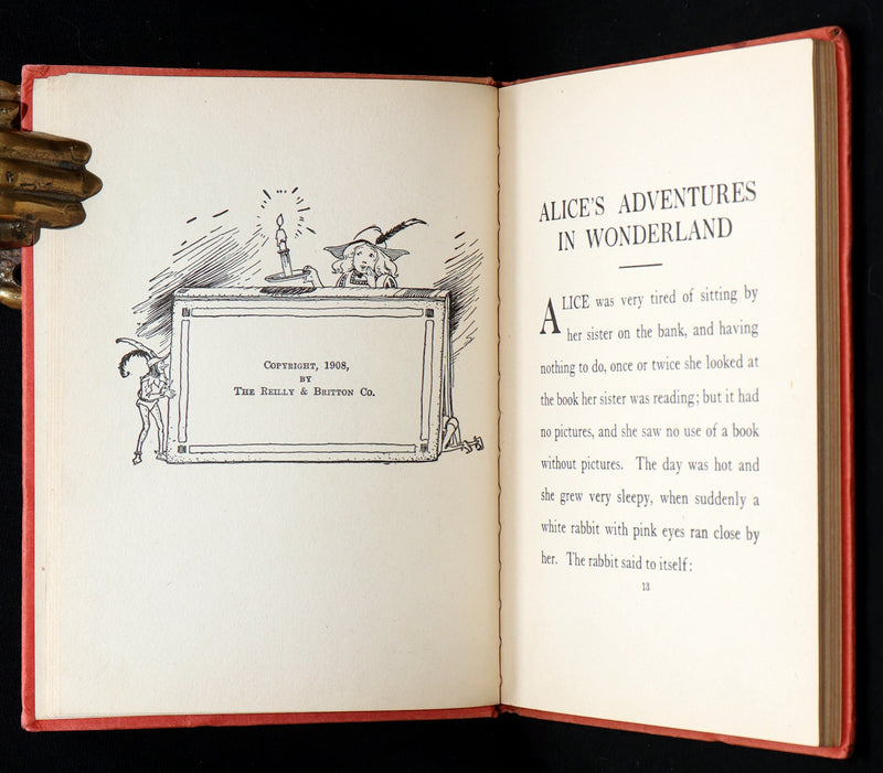 1908 Rare Edition Illustrated by John R Neill - Alice’s Adventures in Wonderland
