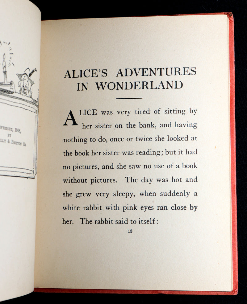 1908 Rare Edition Illustrated by John R Neill - Alice’s Adventures in Wonderland