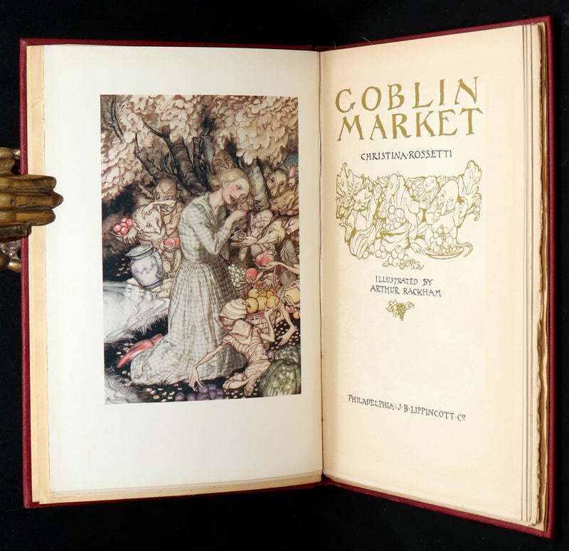 1933 Arthur Rackham First US Edition - Goblin Market by Christina Rossetti
