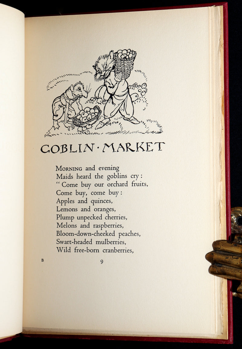 1933 Arthur Rackham First US Edition - Goblin Market by Christina Rossetti