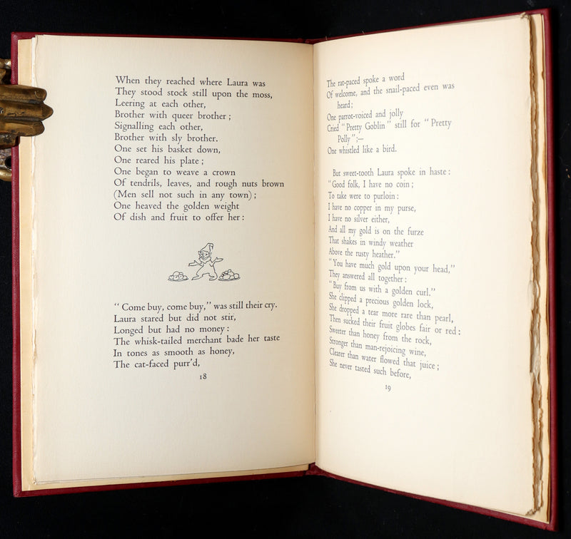 1933 Arthur Rackham First US Edition - Goblin Market by Christina Rossetti