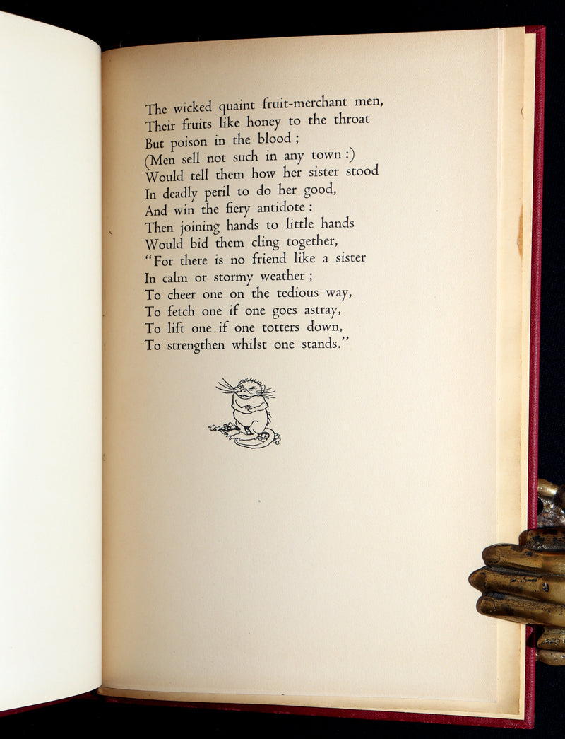 1933 Arthur Rackham First US Edition - Goblin Market by Christina Rossetti