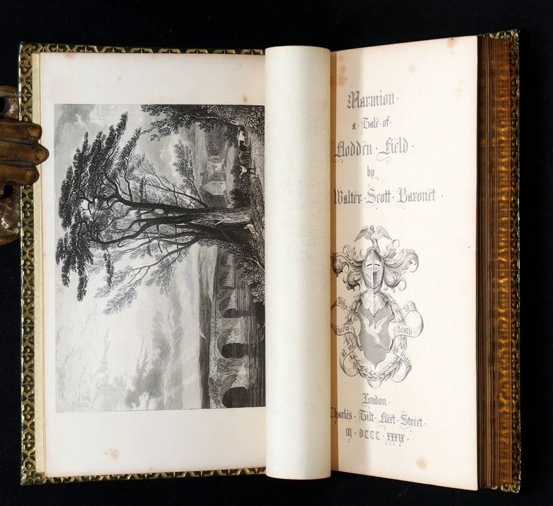 1839 Rare 1st Illustrated Edition – Marmion A Tale of Flodden Field Walter Scott