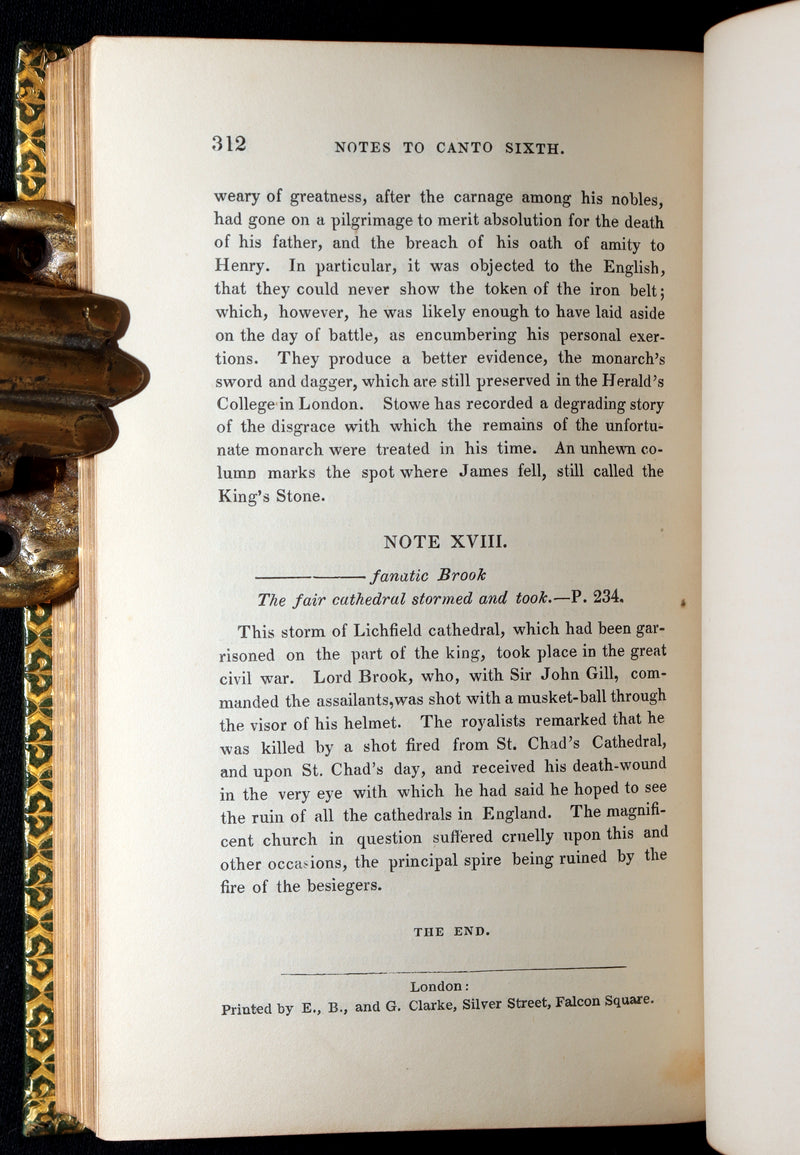 1839 Rare 1st Illustrated Edition – Marmion A Tale of Flodden Field Walter Scott