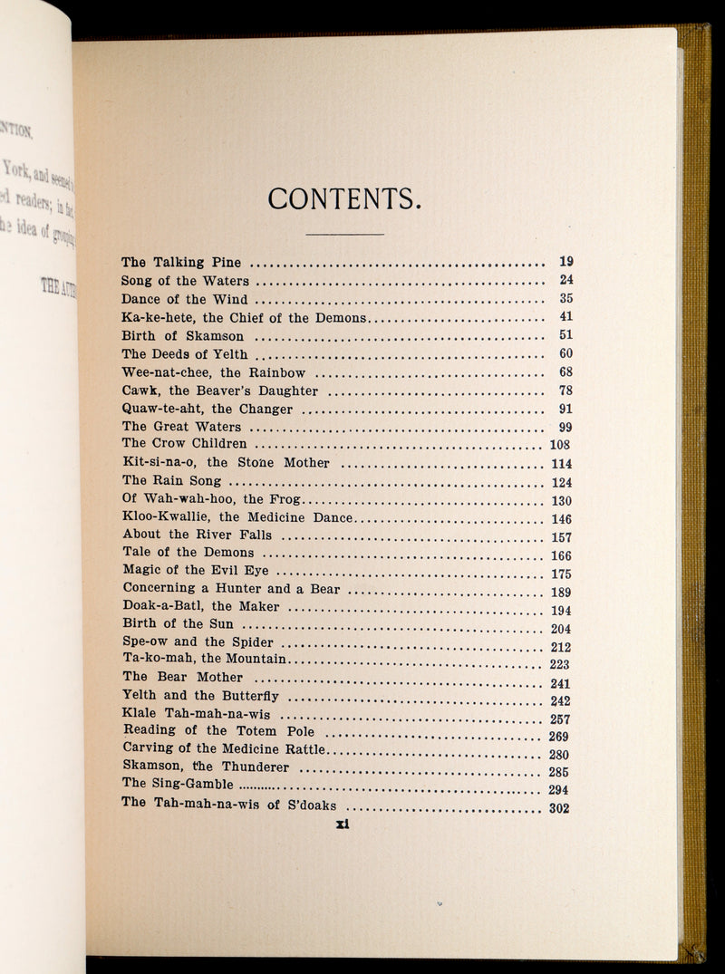 1902 Indian Fairy Tales – Totem Tales of the Pacific Northwest by W. S. Phillips