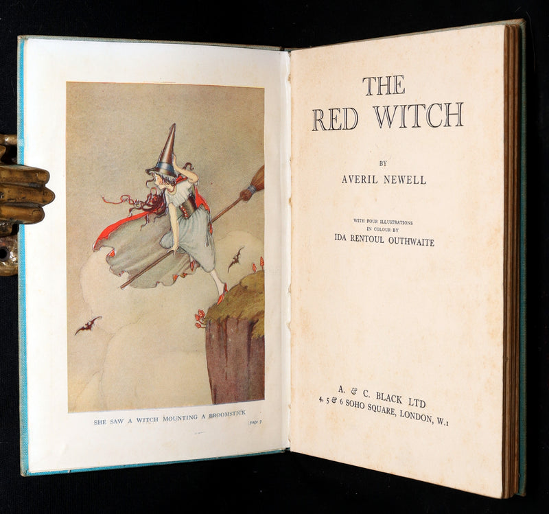 1937 First Edition – The Red Witch by Averil Newell illus. Ida Rentoul Outhwaite