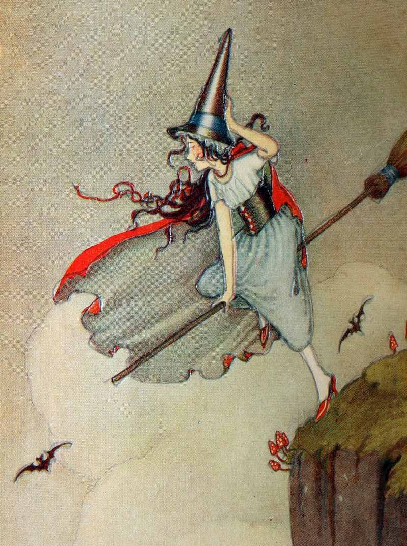 1937 First Edition – The Red Witch by Averil Newell illus. Ida Rentoul Outhwaite