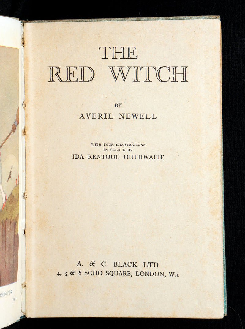 1937 First Edition – The Red Witch by Averil Newell illus. Ida Rentoul Outhwaite