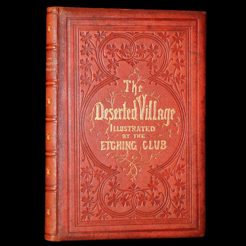 1855 The Deserted Village by Oliver Goldsmith – Illustrated by the Etching Club