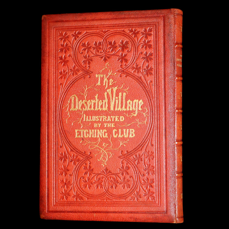 1855 The Deserted Village by Oliver Goldsmith – Illustrated by the Etching Club