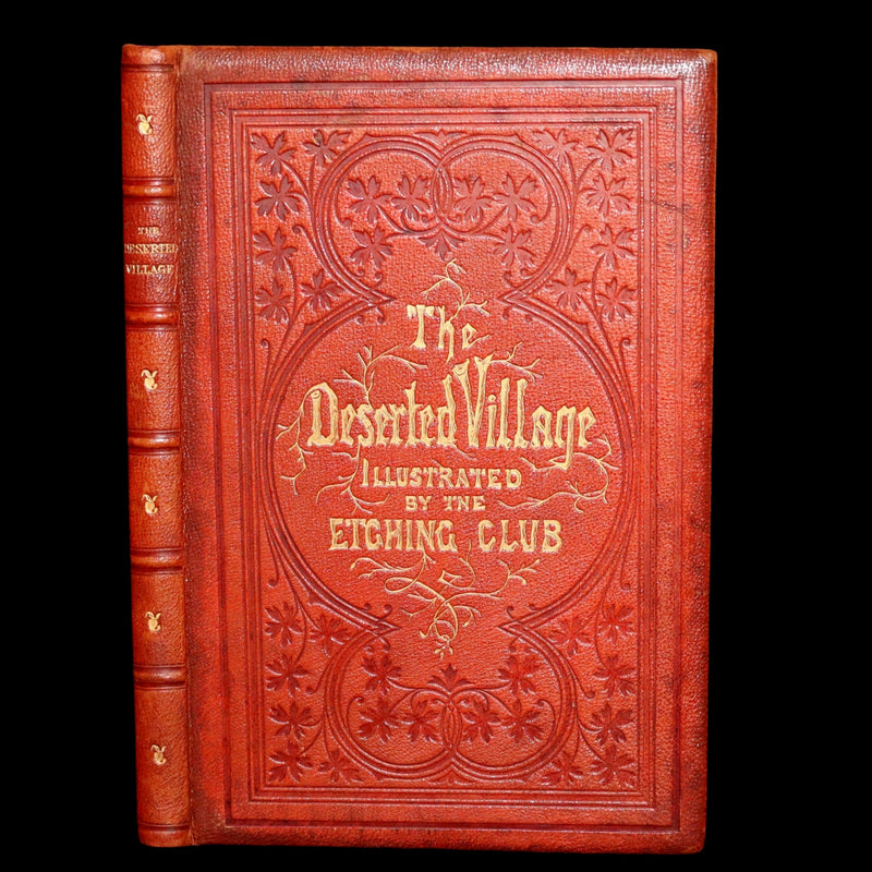1855 The Deserted Village by Oliver Goldsmith – Illustrated by the Etching Club