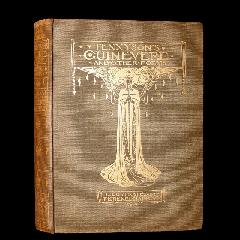 1912 First Edition - Tennyson's GUINEVERE by Pre-Raphaelite Florence Harrison