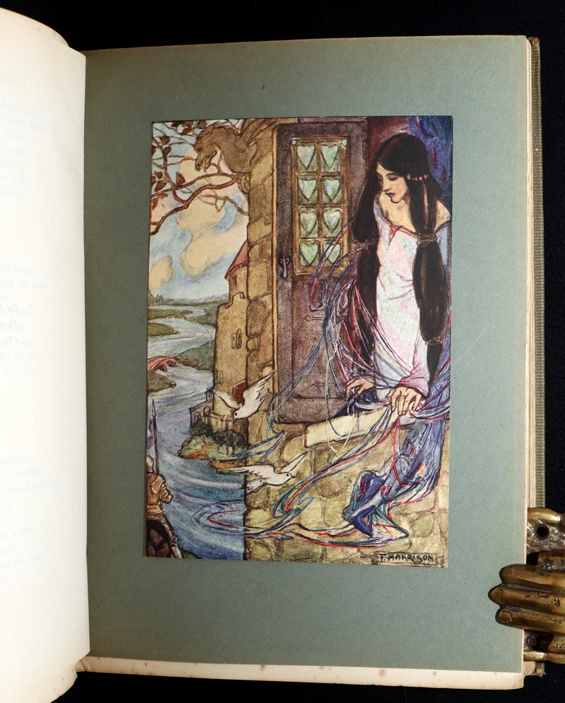 1912 First Edition - Tennyson's GUINEVERE by Pre-Raphaelite Florence Harrison