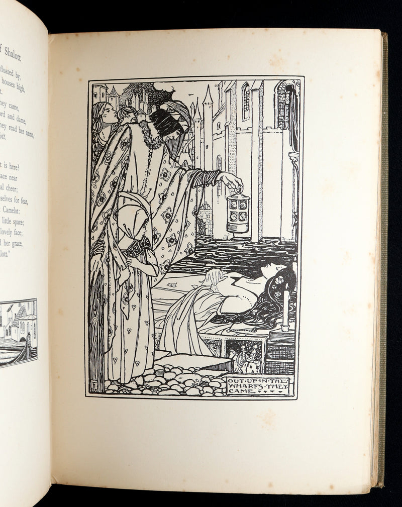 1912 First Edition - Tennyson's GUINEVERE by Pre-Raphaelite Florence Harrison