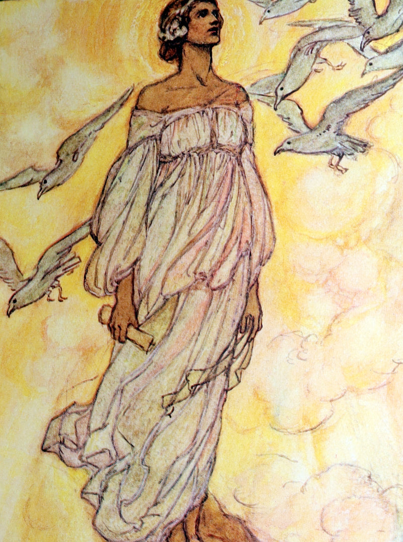 1912 First Edition - Tennyson's GUINEVERE by Pre-Raphaelite Florence Harrison