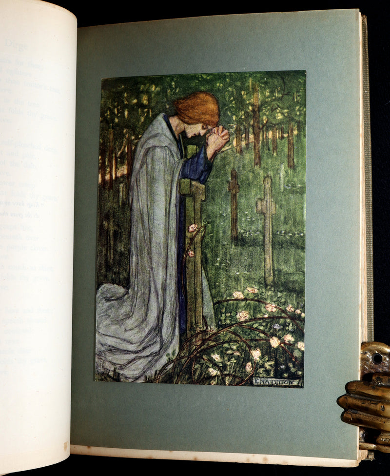 1912 First Edition - Tennyson's GUINEVERE by Pre-Raphaelite Florence Harrison