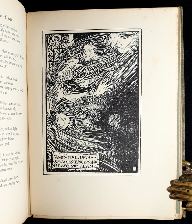 1912 First Edition - Tennyson's GUINEVERE by Pre-Raphaelite Florence Harrison