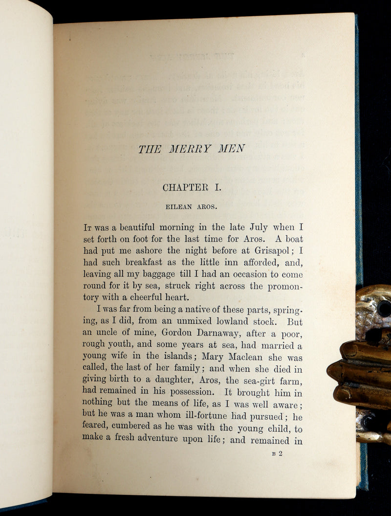 1887 Rare First Edition The Merry Men by Robert Louis Stevenson – Goldstone Copy