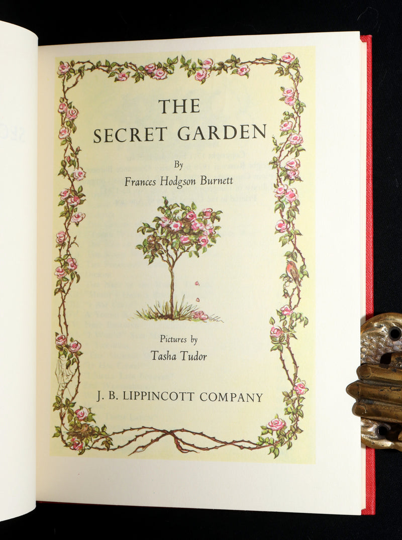 1962 Early Printing Signed by Tasha Tudor - The Secret Garden by F. H. Burnett