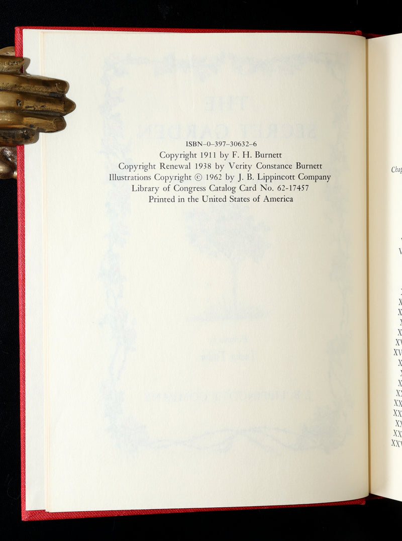 1962 Early Printing Signed by Tasha Tudor - The Secret Garden by F. H. Burnett