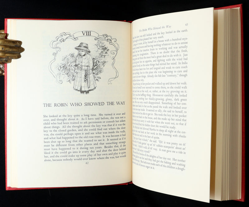 1962 Early Printing Signed by Tasha Tudor - The Secret Garden by F. H. Burnett