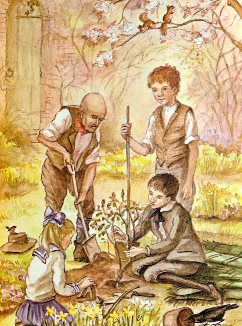 1962 Early Printing Signed by Tasha Tudor - The Secret Garden by F. H. Burnett