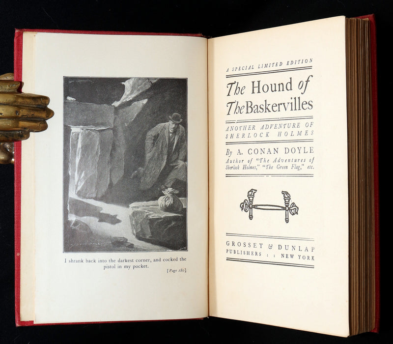 1902 Rare Book - The Hound of the Baskervilles, Adventure of Sherlock Holmes
