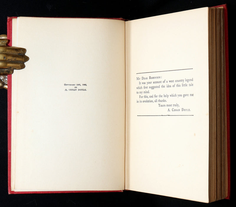 1902 Rare Book - The Hound of the Baskervilles, Adventure of Sherlock Holmes