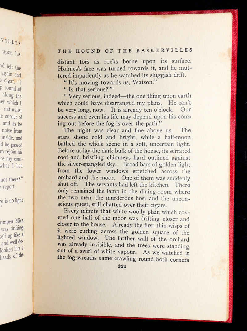 1902 Rare Book - The Hound of the Baskervilles, Adventure of Sherlock Holmes