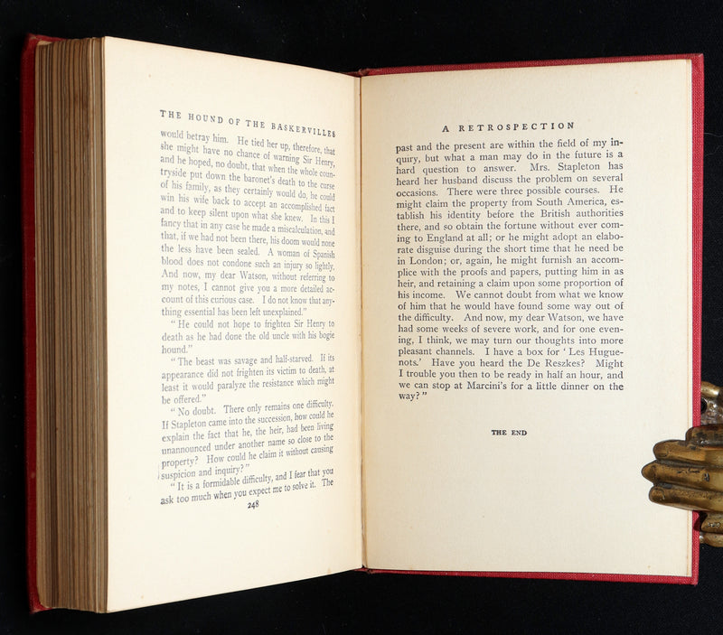 1902 Rare Book - The Hound of the Baskervilles, Adventure of Sherlock Holmes