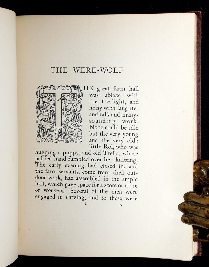 1896 Rare First Edition - The Were-Wolf by Clemence Housman. Illustrated