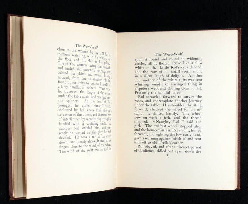 1896 Rare First Edition - The Were-Wolf by Clemence Housman. Illustrated
