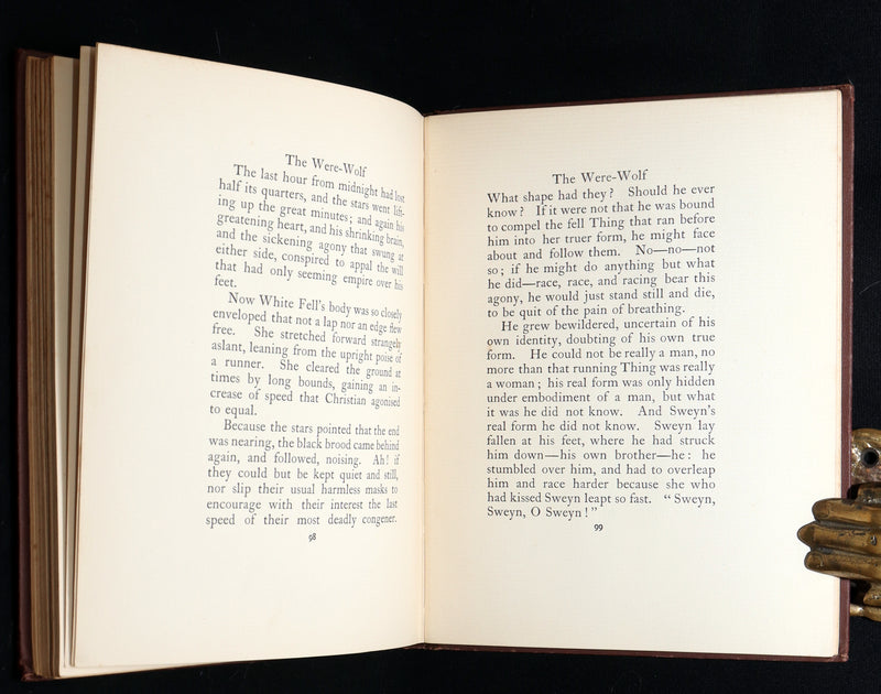 1896 Rare First Edition - The Were-Wolf by Clemence Housman. Illustrated