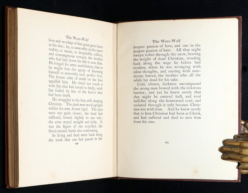 1896 Rare First Edition - The Were-Wolf by Clemence Housman. Illustrated
