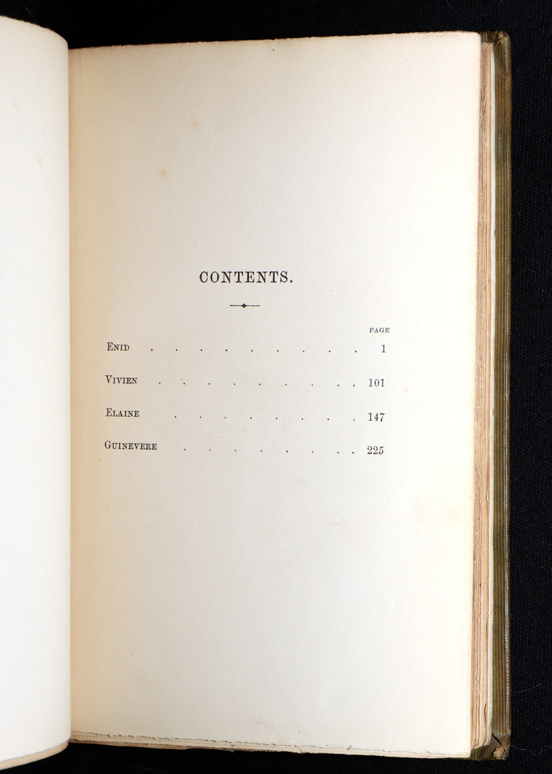 1859 Rare First Edition – Idylls of the King by Alfred Tennyson