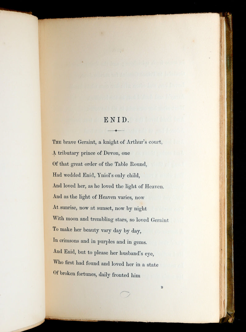 1859 Rare First Edition – Idylls of the King by Alfred Tennyson