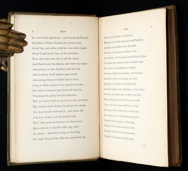 1859 Rare First Edition – Idylls of the King by Alfred Tennyson