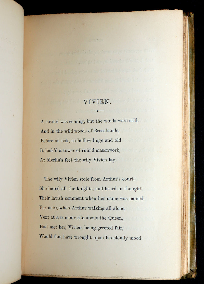 1859 Rare First Edition – Idylls of the King by Alfred Tennyson