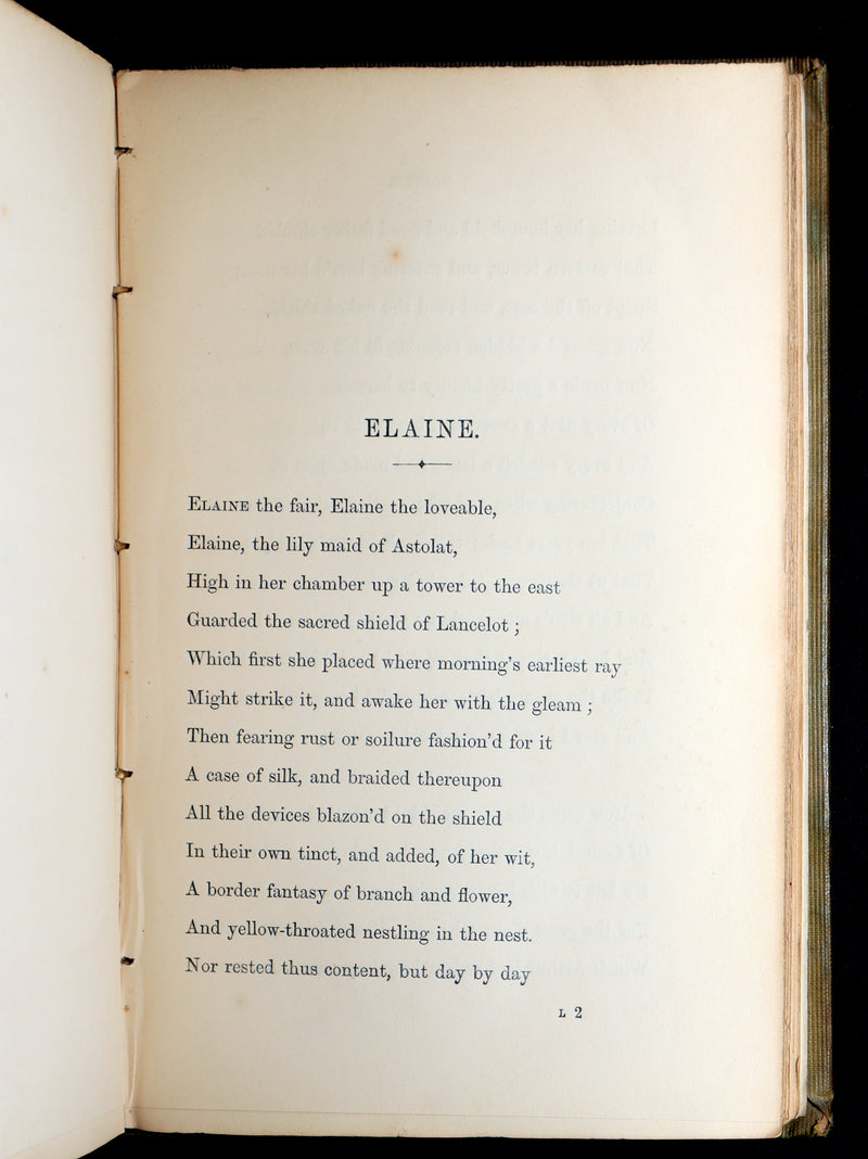 1859 Rare First Edition – Idylls of the King by Alfred Tennyson
