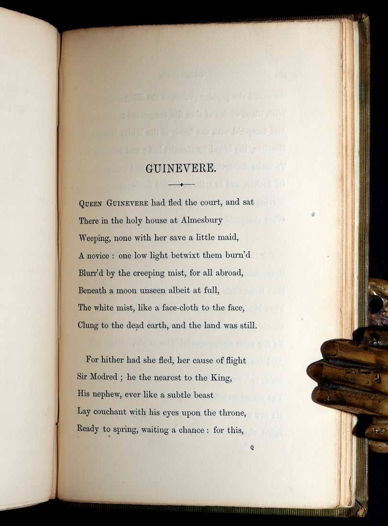1859 Rare First Edition – Idylls of the King by Alfred Tennyson