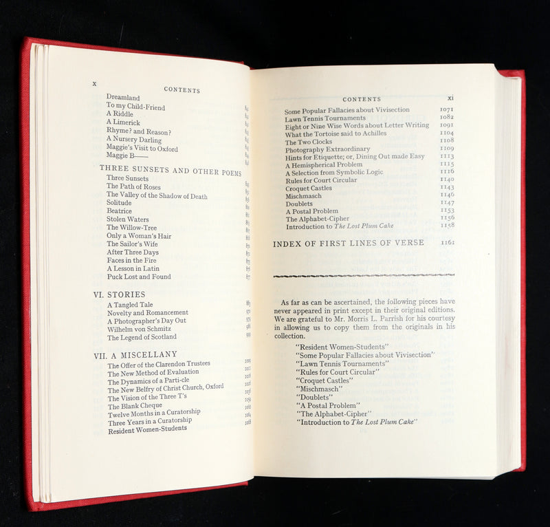 1939 Nonesuch Complete Works of Lewis Carroll - Alice’s Adventures in Wonderland