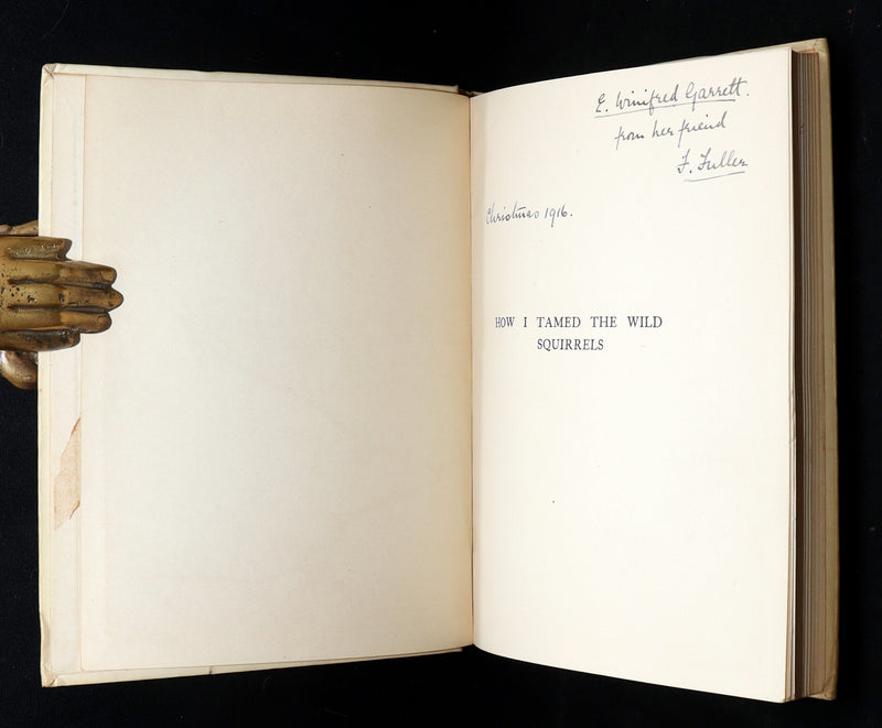 1914 First ED - How I Tamed the Wild Squirrels illustrated by Honor C. Appleton