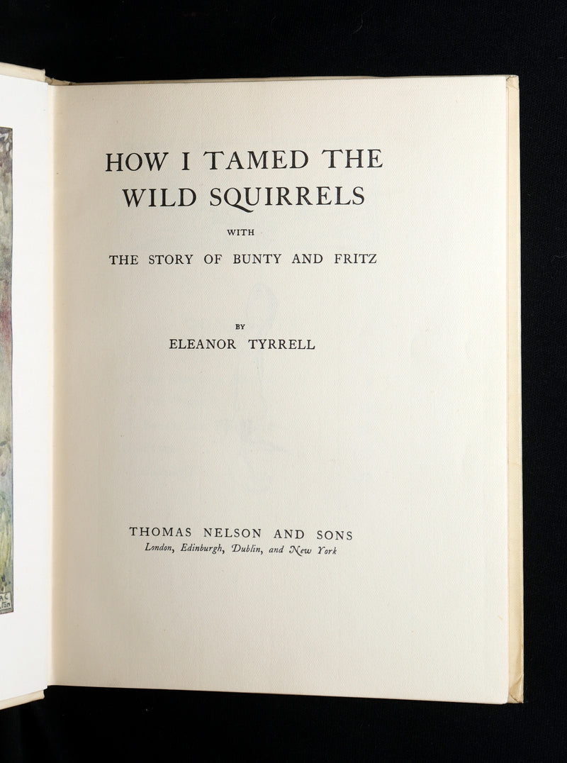 1914 First ED - How I Tamed the Wild Squirrels illustrated by Honor C. Appleton