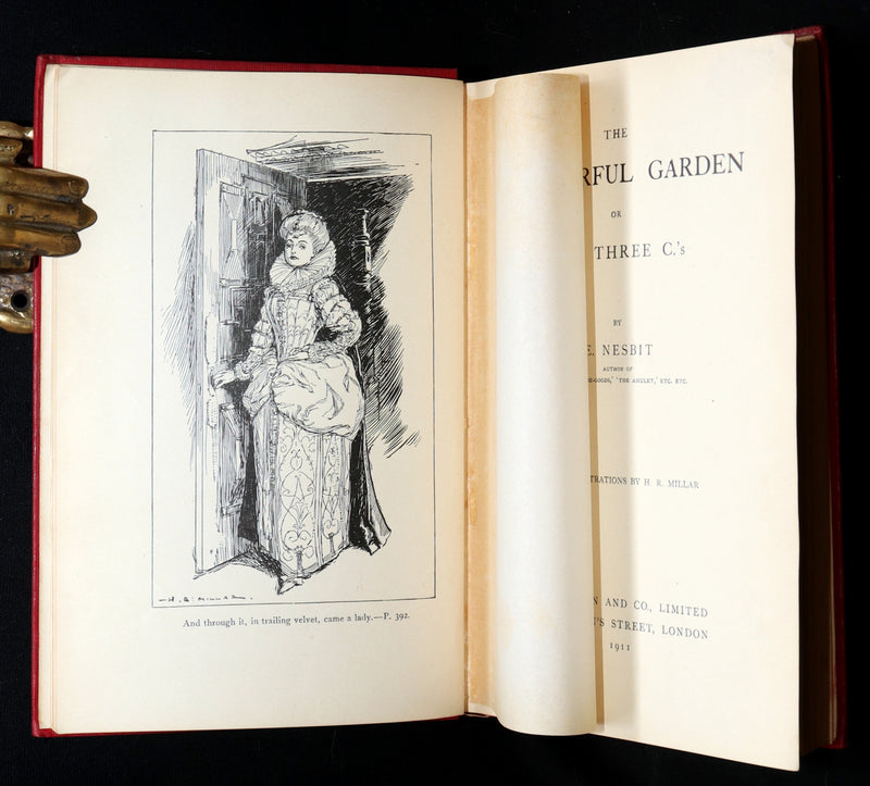 1911 Rare 1stED - The Wonderful Garden, Language of Flowers by Edith Nesbit