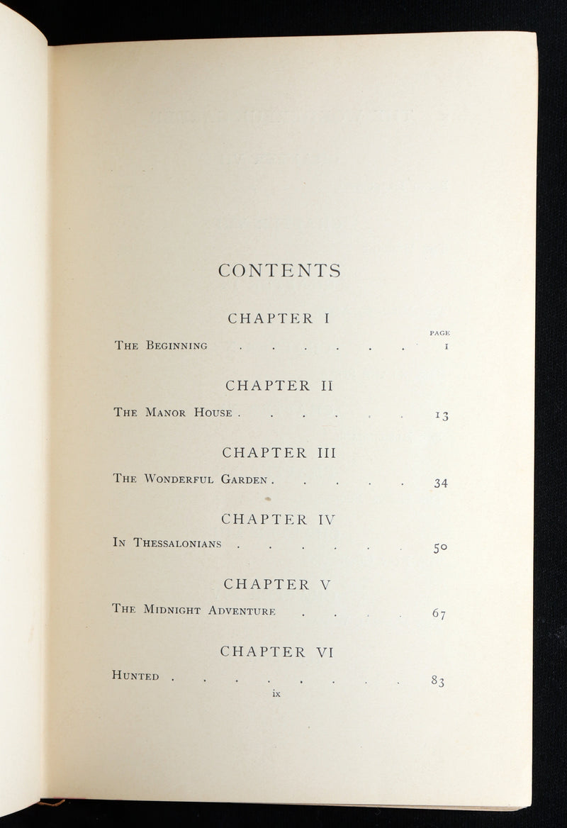 1911 Rare 1stED - The Wonderful Garden, Language of Flowers by Edith Nesbit