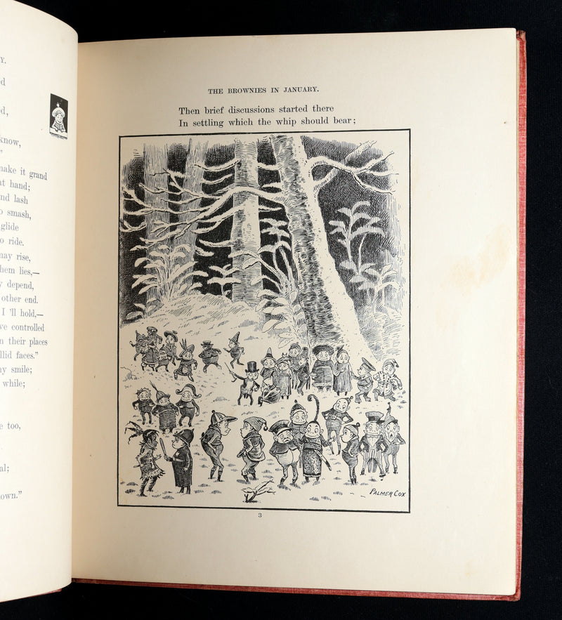 1893 Rare First UK Edition - The Brownies at Home Illustrated by Palmer Cox