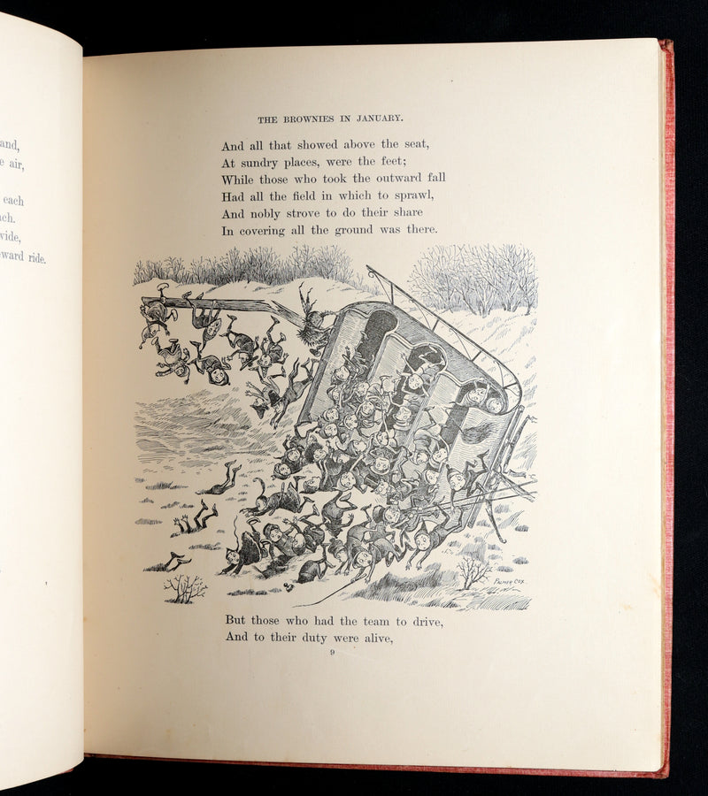 1893 Rare First UK Edition - The Brownies at Home Illustrated by Palmer Cox