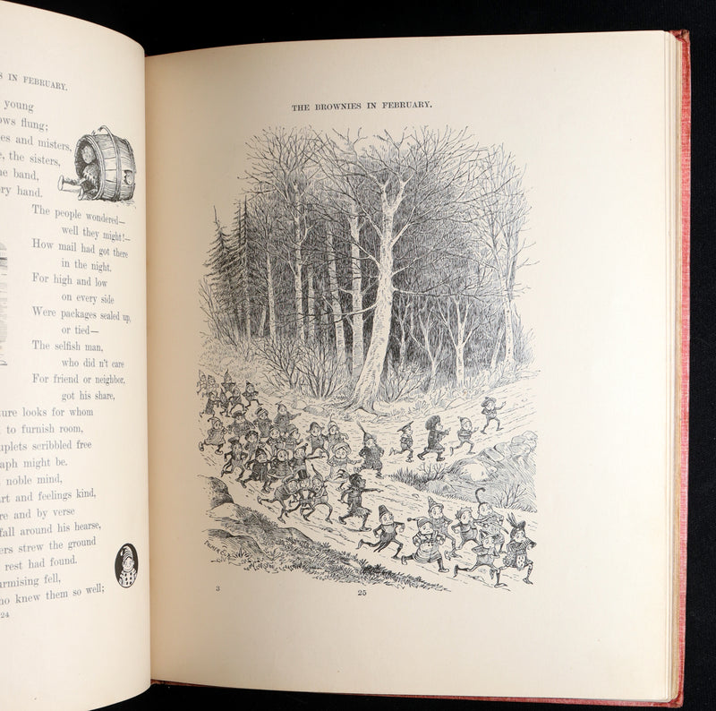 1893 Rare First UK Edition - The Brownies at Home Illustrated by Palmer Cox