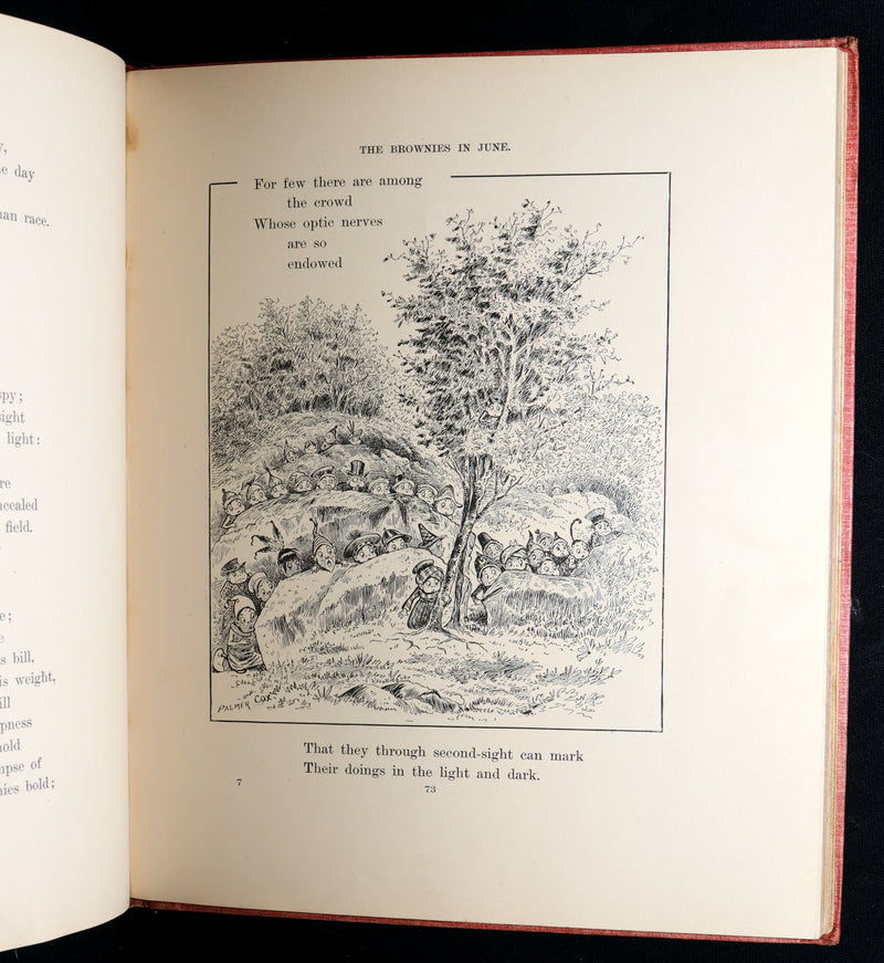 1893 Rare First UK Edition - The Brownies at Home Illustrated by Palmer Cox