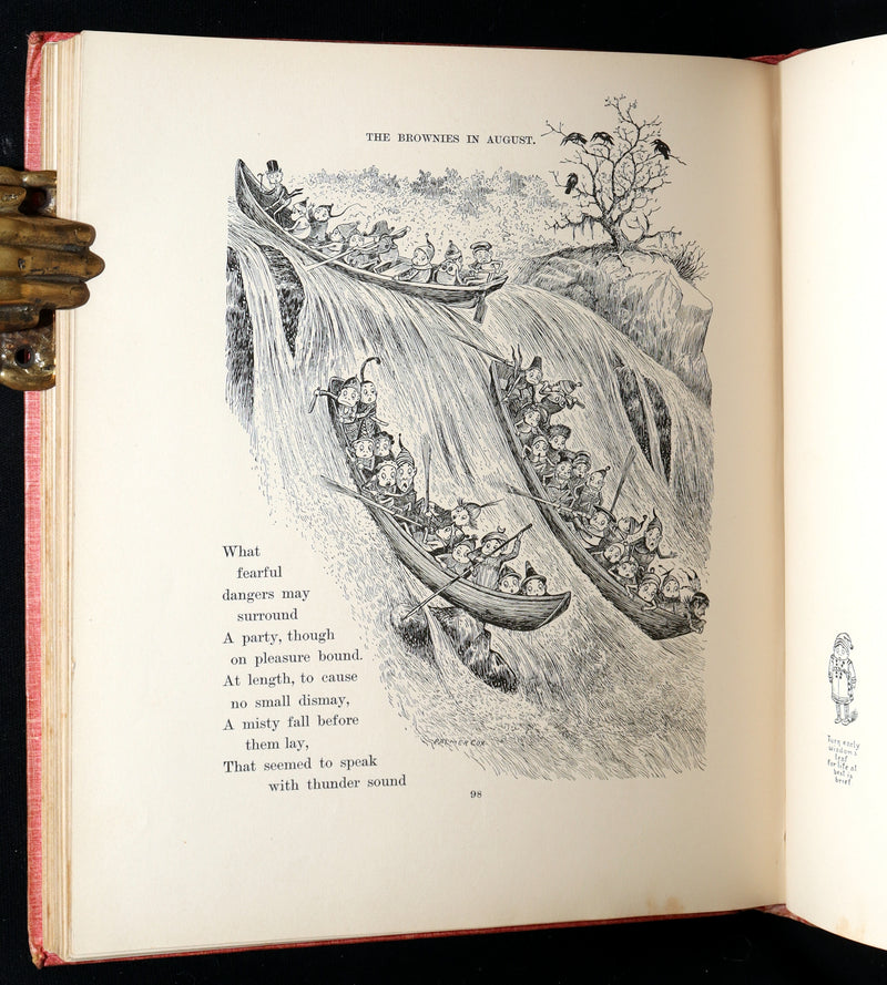 1893 Rare First UK Edition - The Brownies at Home Illustrated by Palmer Cox